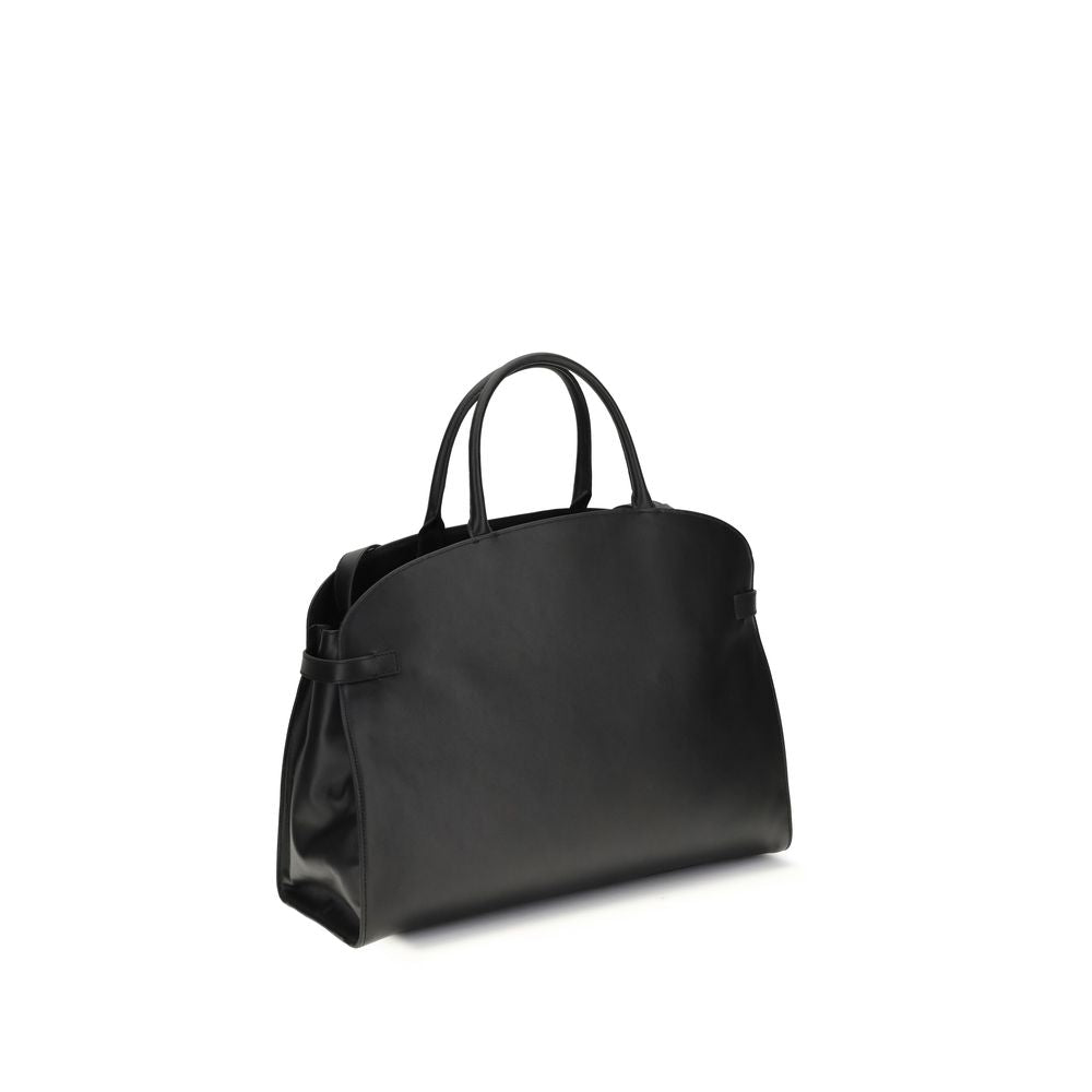 Large Sabine Handbag In Black Calf Leather