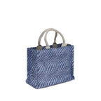 Zebra Print Fabric Tote