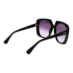 Black Plastic Round Sunglasses