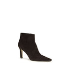 Goatskin Tapered Toe Ankle Boots