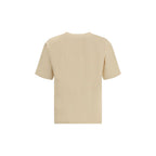 Beige Cotton Jersey T-Shirt