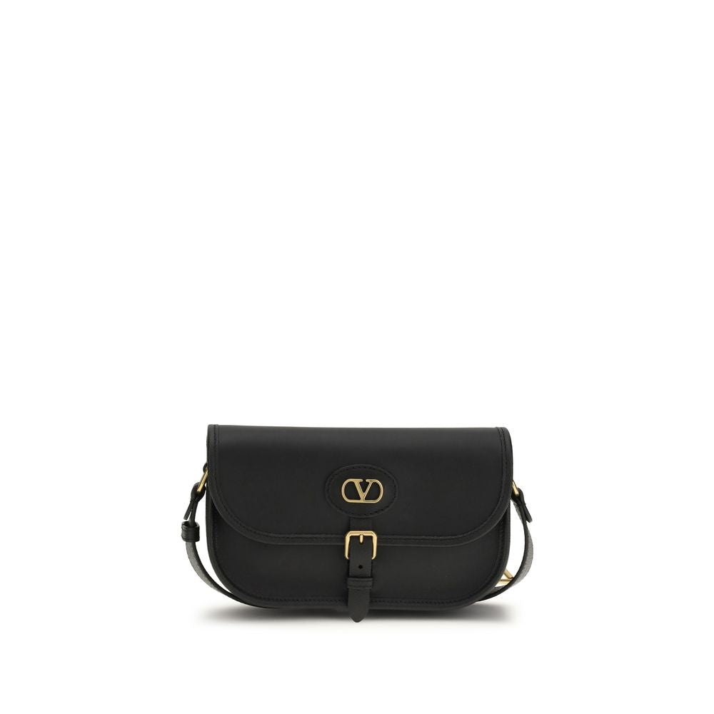 Small Antibes Shoulder Bag In Black Calf Leather