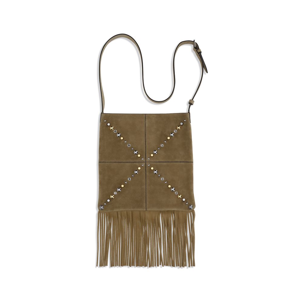 Nellcôte Fringed Suede Shoulder Bag