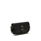 Small Antibes Shoulder Bag In Black Calf Leather