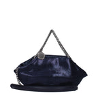 Blue Eco Suede Handbag