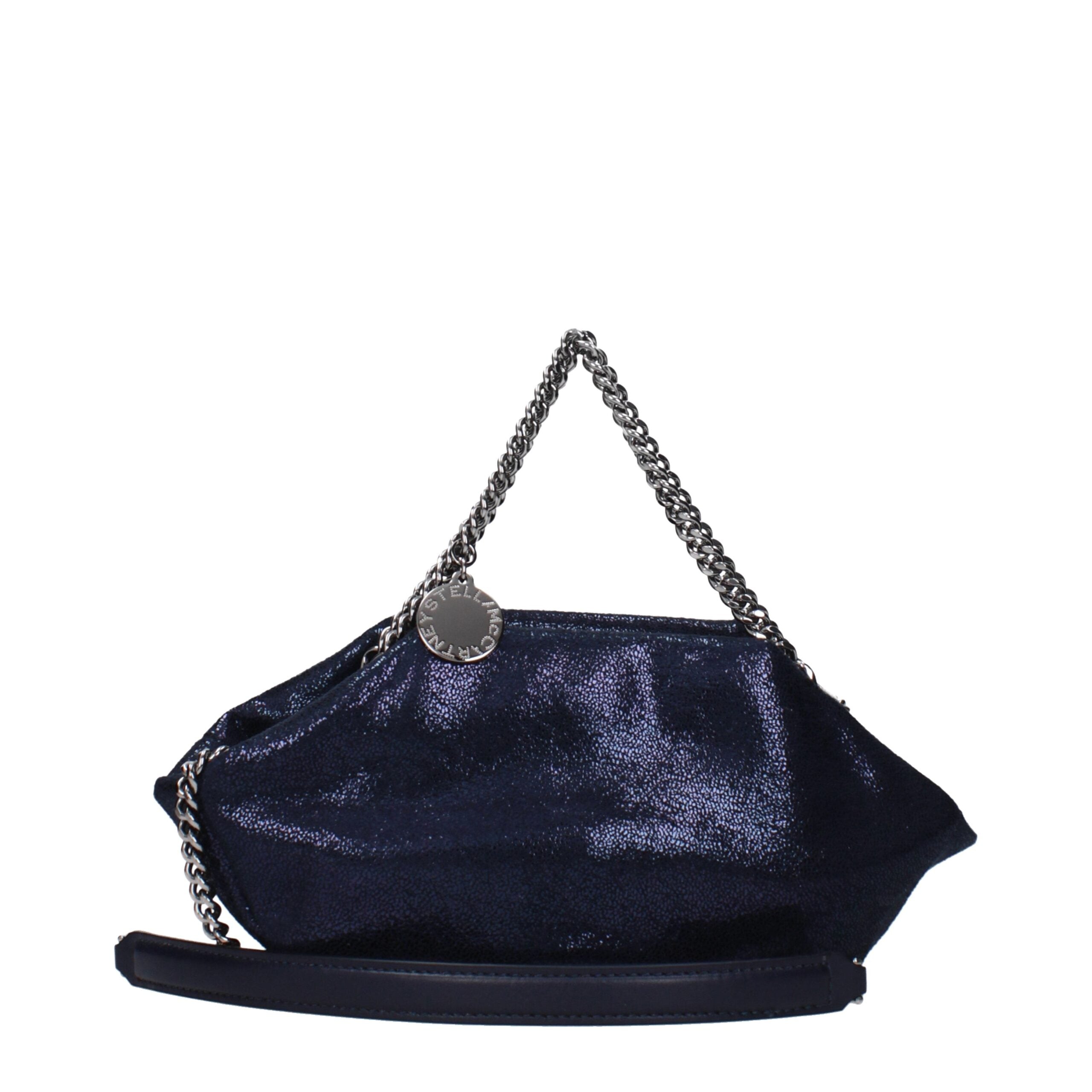 Blue Eco Suede Handbag