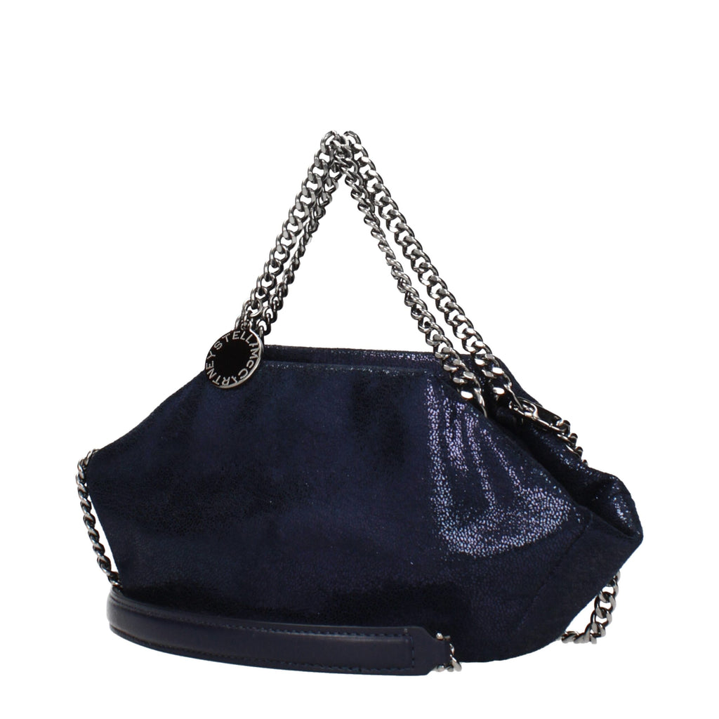 Blue Eco Suede Handbag