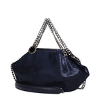 Blue Eco Suede Handbag