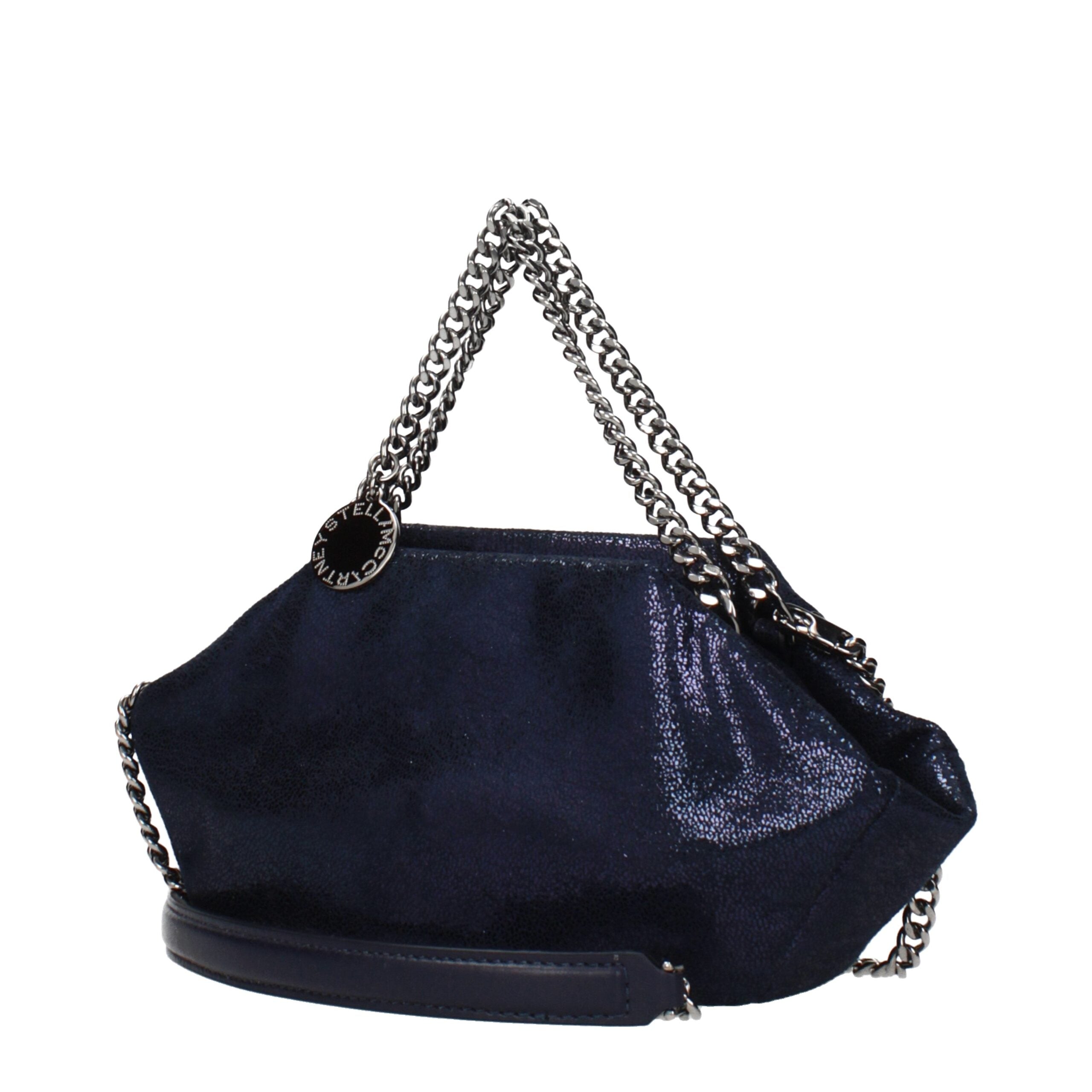 Blue Eco Suede Handbag