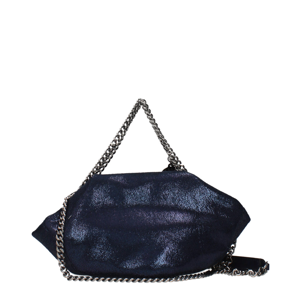 Blue Eco Suede Handbag