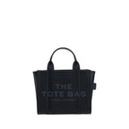 Black Calf Leather Small Tote Handbag