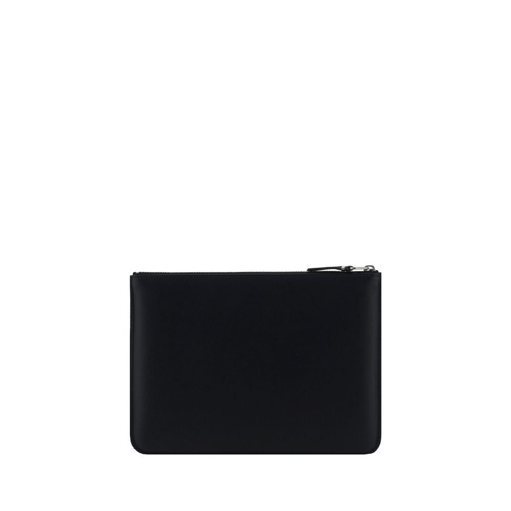 Calfskin Silver Eyelet Coin Purse