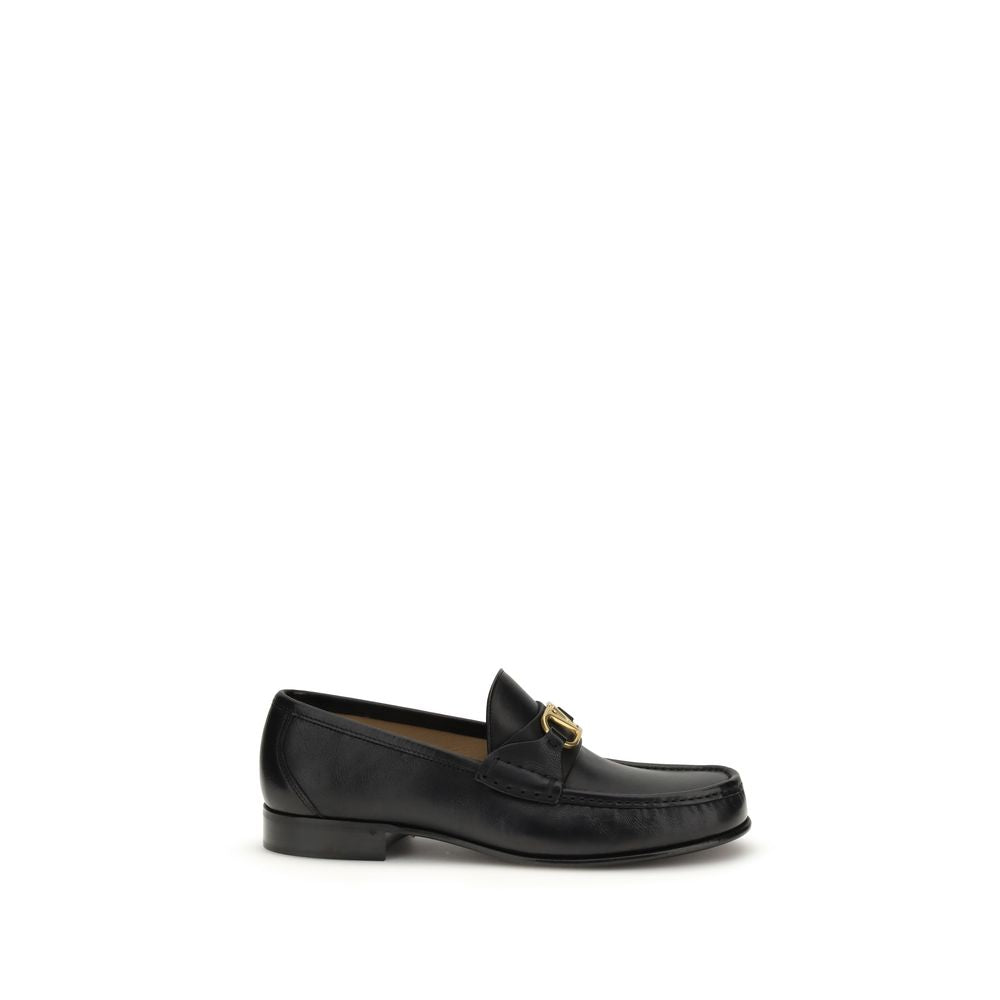 Signature VLogo Calf Leather Slip-On Loafers