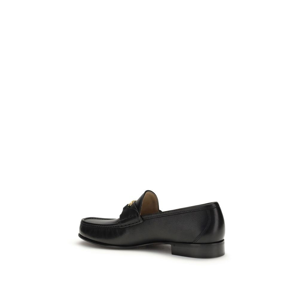 Signature VLogo Calf Leather Slip-On Loafers