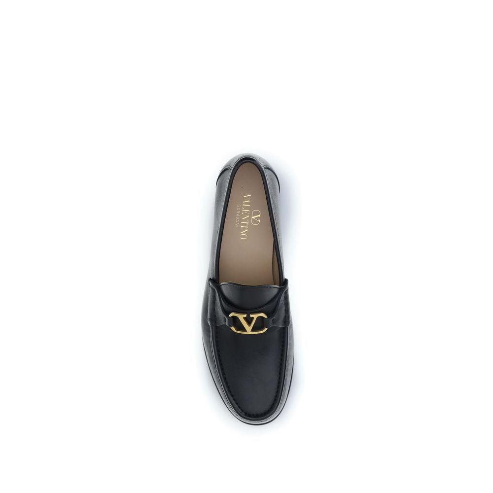 Signature VLogo Calf Leather Slip-On Loafers