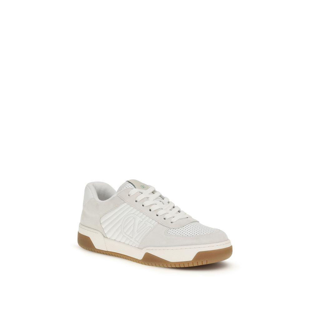 Sparry VLogo Leather Athletic Sneakers
