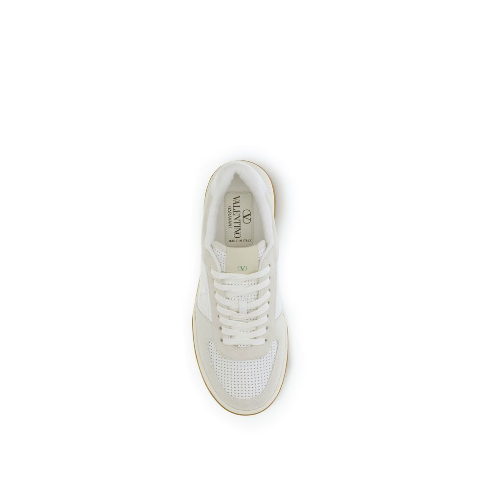 Sparry VLogo Leather Athletic Sneakers
