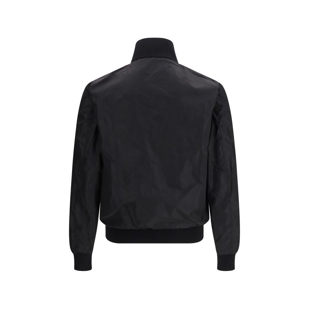 Oversized Reversible Wool and Nylon Jacket