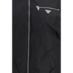 Oversized Reversible Wool and Nylon Jacket