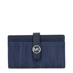 Blue Fabric Wallet