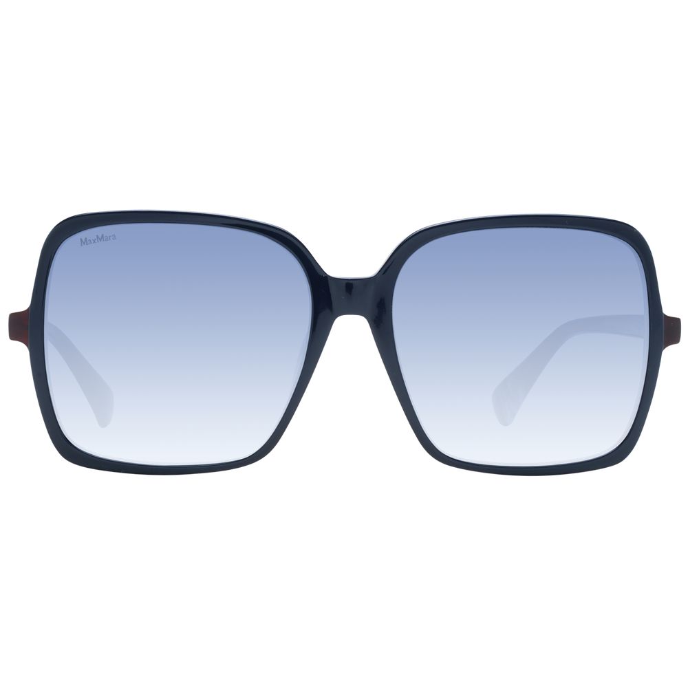 Blue Plastic Square Sunglasses