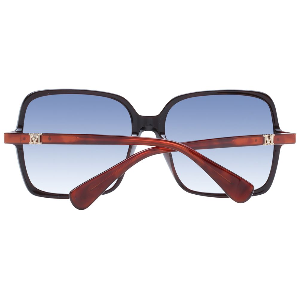 Blue Plastic Square Sunglasses