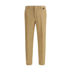 Beige Cotton Trousers