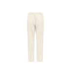 White Polyester Casual Pants