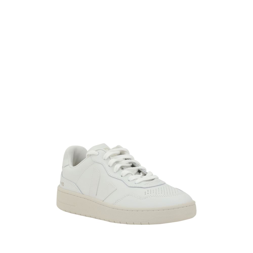 Organic Leather Minimalist Low‑Top Sneakers