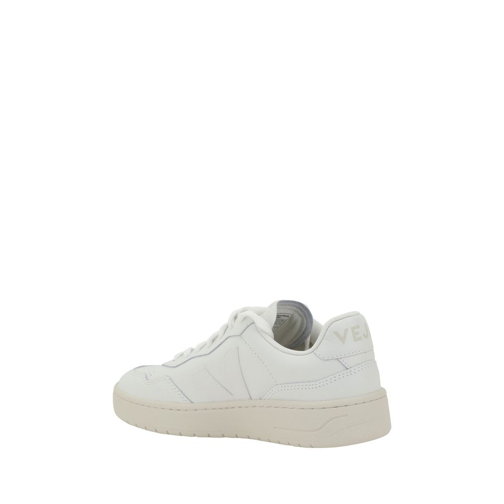 Organic Leather Minimalist Low‑Top Sneakers
