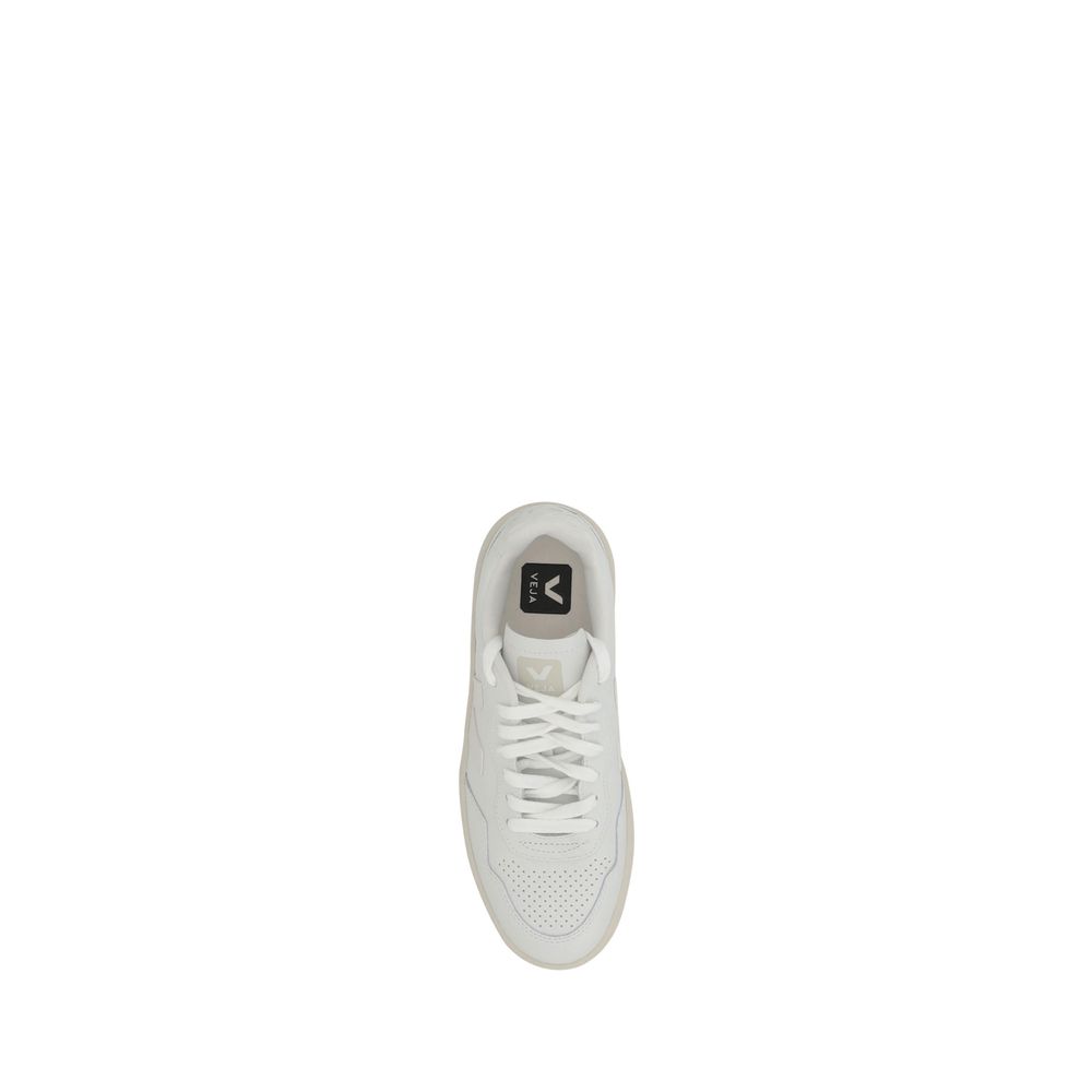 Organic Leather Minimalist Low‑Top Sneakers