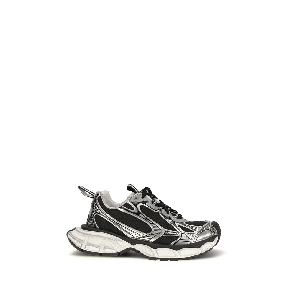 Multicolor Polyurethane & Polyester Athletic Sneakers
