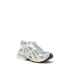 Multicolor Polyurethane Runner Mesh Sneakers