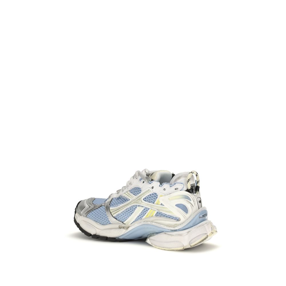 Multicolor Polyurethane Runner Mesh Sneakers