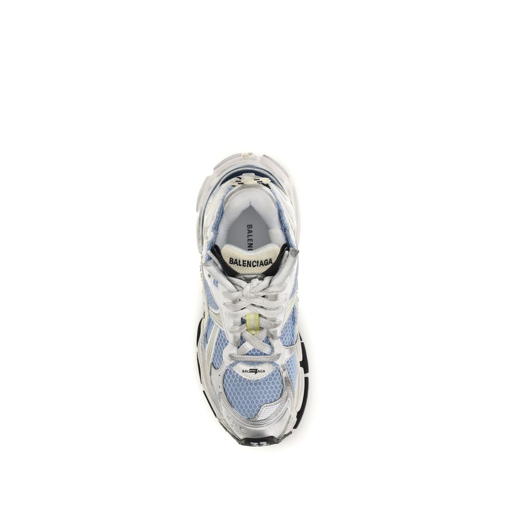 Multicolor Polyurethane Runner Mesh Sneakers