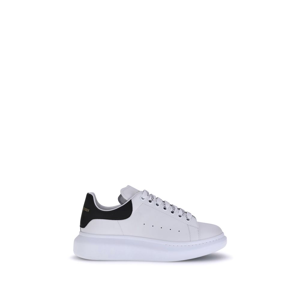 White Calfskin Platform Sneakers