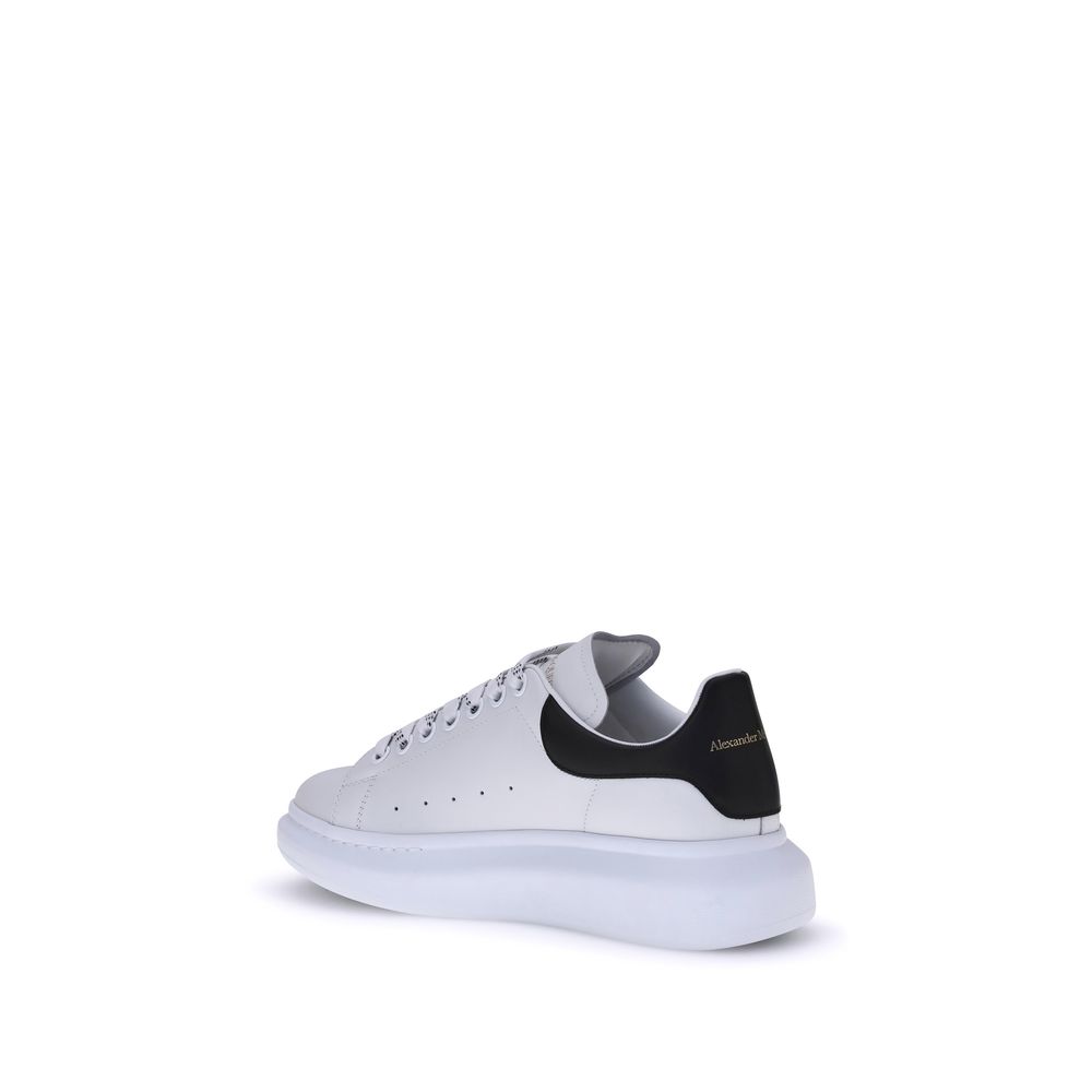 White Calfskin Platform Sneakers