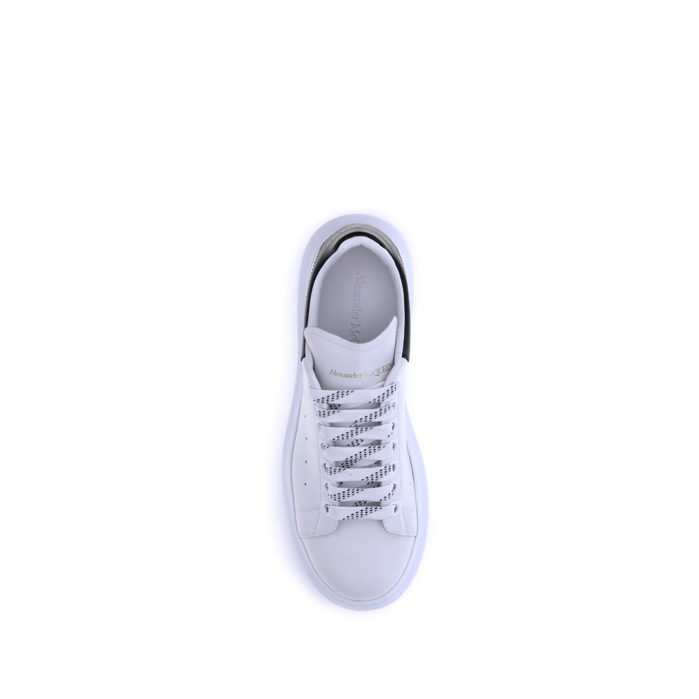 White Calfskin Platform Sneakers