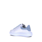Blue Calfskin Platform Sneakers