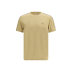 Cotton T-Shirt with Check Trim