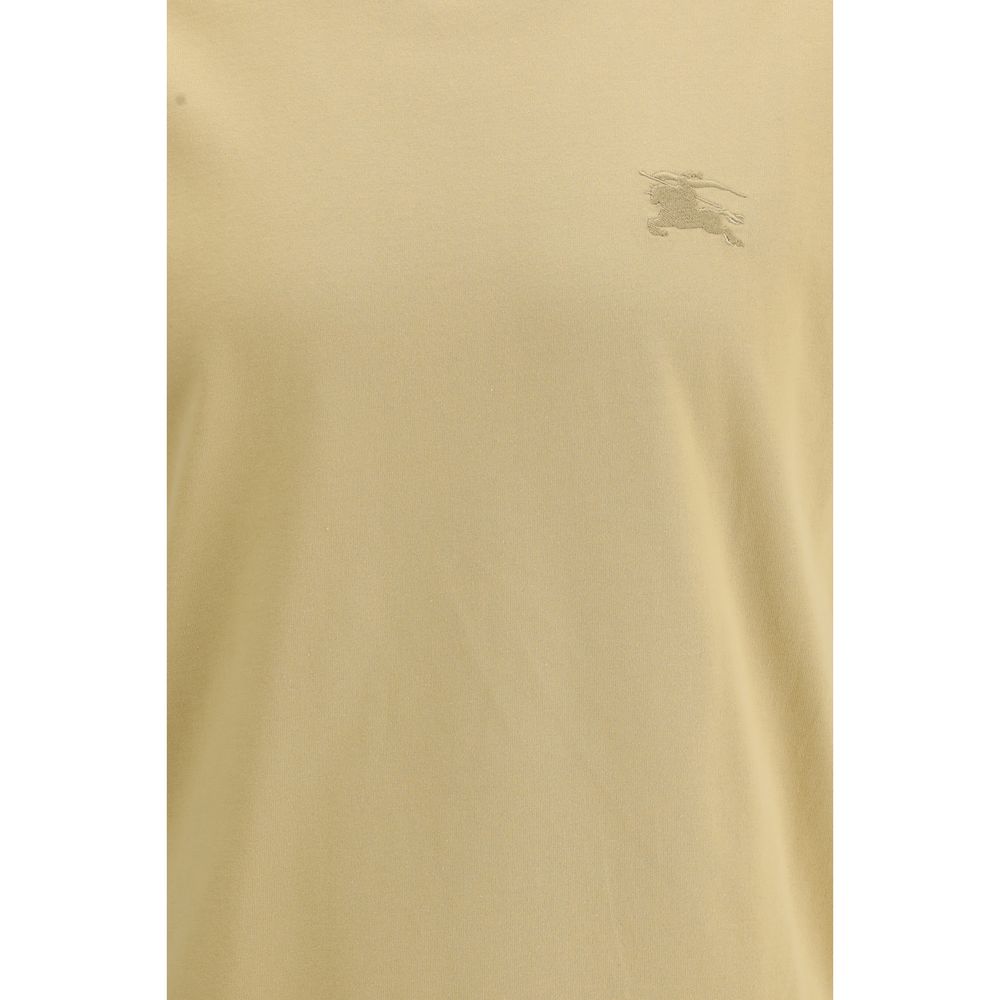 Cotton T-Shirt with Check Trim