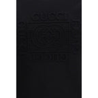 Black Cotton Logo Sweatshirt