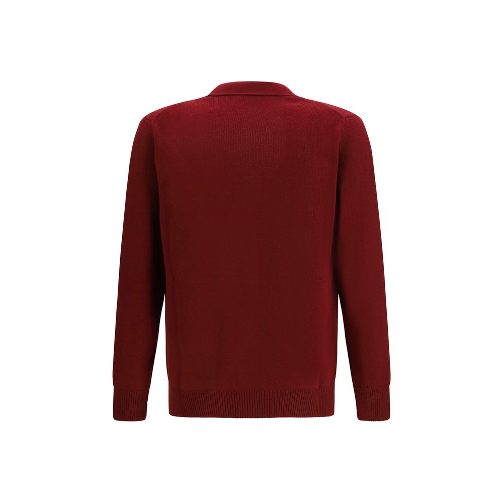 Bordeaux Wool Cashmere Cardigan