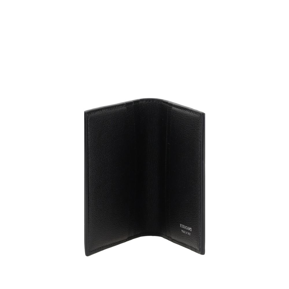 Compact Calfskin Bifold Card Holder