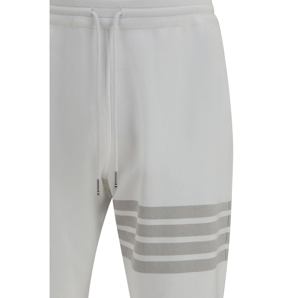 White Cotton Joggers