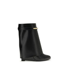 Calf Leather Shark Ankle Boots