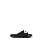 Rubber Label Slide Mules