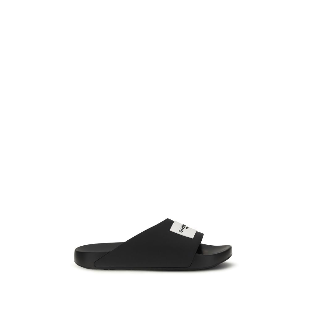 Rubber Label Slide Mules