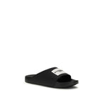 Rubber Label Slide Mules