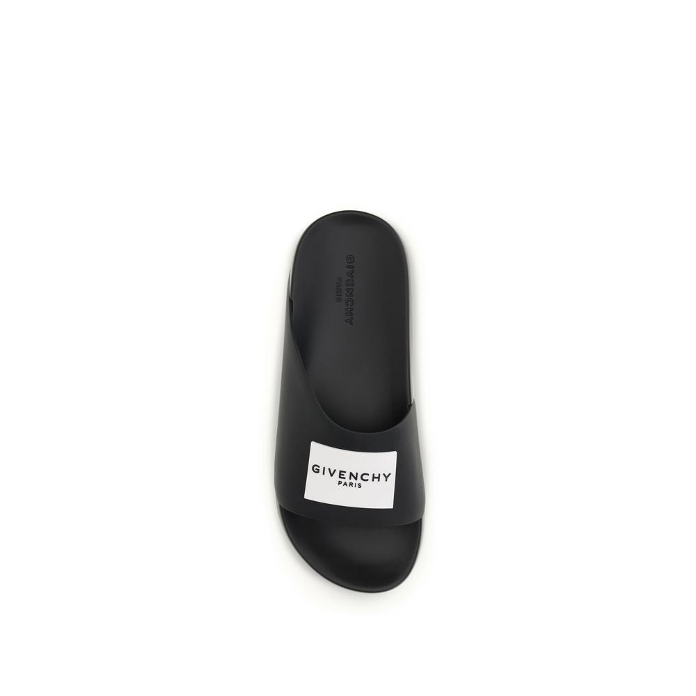 Rubber Label Slide Mules